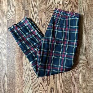 J. Crew Plaid Trousers